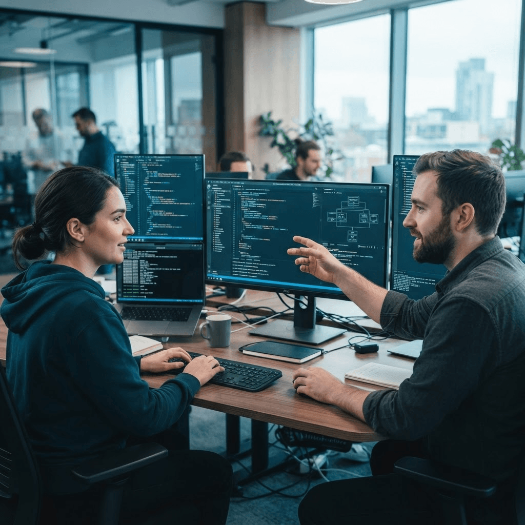 Technology & Software team at work